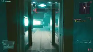 Cyberpunk 2077 Go to the AV Garage Open Map