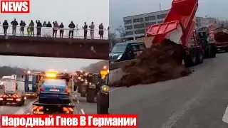 Немецкие Фермеры Бастуют Против Мер Экономии