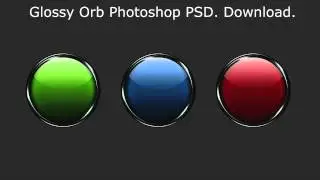 Glossy Orb PSD Download | Photoshop CS6 Freebie