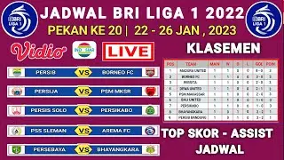 Jadwal Liga 1 Pekan Ke 20 - Persib vs Borneo fc - Persija vs PSM -  liga 1 Indonesia 2023