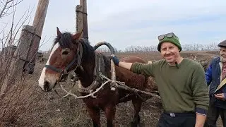 Грузовик сломался — пересел на лошадь! Ремонт самодельного грузовика!