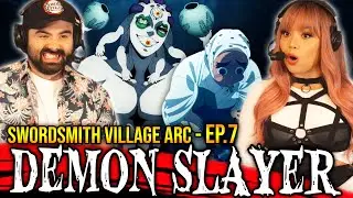 DEMON SLAYER SEASON 3 EPISODE 7 REACTION! Awful Villain 3x7 SWORDSMITH VILLAGE ARC