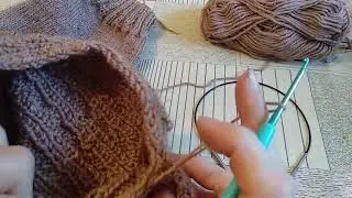 КАК КРАСИВО НАБРАТЬ  ПЕТЛИ ИЗ ПРОЙМЫ с помощью крючка