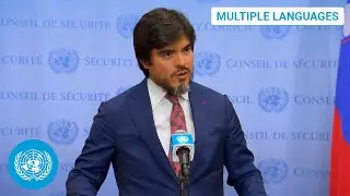 (EN/ES) Ecuador on Venezuela - Security Council Media Stakeout | United Nations