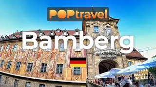 BAMBERG, Germany🇩🇪 - Old Town Hall to Rose Garden - 4K 60fps (UHD)