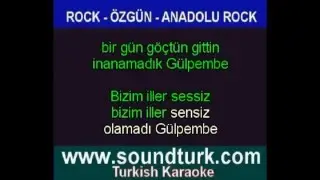 Baris Manço - Gülpembe (Karaoke )