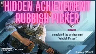 BGMI Hidden Achievement - Rubbish Picker
