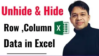 How to Unhide columns in excel| how to unhide Row in excel hide| Row and column hide ,unhide