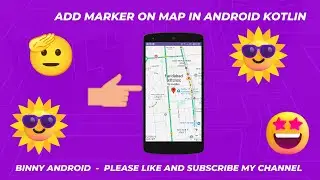 add marker on google map in android Kotlin