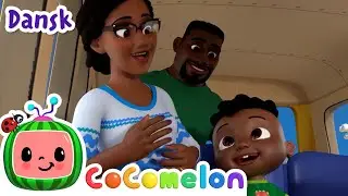 Hjulene på bussen | Børnesange for Babyer | CoComelon Dansk