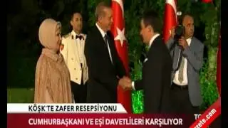 Osman Gökçek Köşk'te 'Zafer' resepsiyonunda