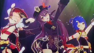 【MMD x Genshin Impact】ダンスロボットダンス/Dance Robot Dance 【Hu Tao胡桃・Xiangling香菱・Yanfei烟绯】【Motion DL】