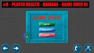 Player Damage And Game Over UI #8 | Complete 2D Platformer in Unity