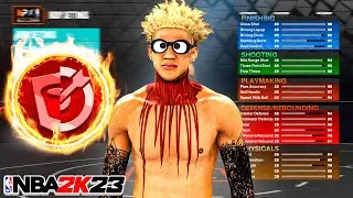 The 99 VERTICAL 6'8 FACE UP FOUR  is GAMEBREAKING on NBA 2K23.. (Build Tutorial)