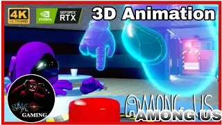 AMONG US 3D ANIMATION - MINI CREWMATE & GHOST MOM #11