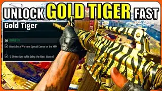 How To Unlock Gold Tiger Challenge Fast! Most Wanted Kills - Warzone 4