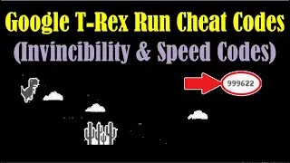 Google Dino T Rex Game Cheats - T Rex Run Cheat Codes
