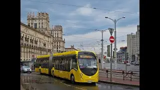 Поездка на электробусе БКМ Е433, гос.№ АР 2146-7, марш.Т27