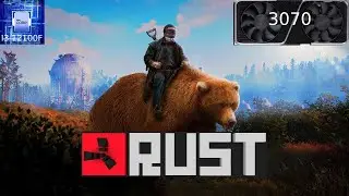Rust - I3 12100F + RTX 3070 - Potato Settings - ( Сервер на 500 игроков ) - 1080P