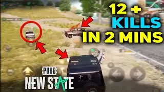 Squads in Row  12+ Kills in 2 Mins PUBG New State