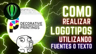 COMO REALIZAR LOGOTIPOS SOLAMENTE CON TEXTO EN CORELDRAW NIVEL PRINCIPIANTE