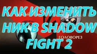 Как изменить ник в Shadow Fight 2
