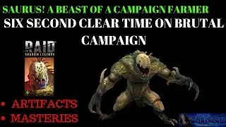 Saurus Showcase and Build | Crazy Uncommon Campaign Farmer!