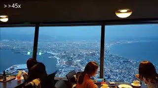 [x45 Fast-forward] Night view from Hakodate MT - 하코다테 야경