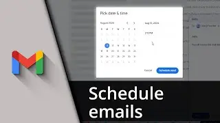 How to schedule an email in Gmail ✅ Tutorial
