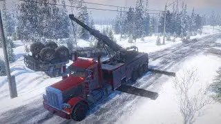 New Heavy Rotator Towing In SnowRunner