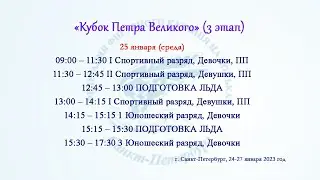 «Кубок Петра Великого» (3 этап), 25.01