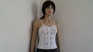Summer Crochet Tank Top / Crochet Lace Blouse ( 2/2 )
