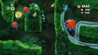 Rayman Origins, 8. Плыви по течению  (за время, Электун, кубок) ПОДПИШИСЬ ПОЖАЛУЙСТА!!!