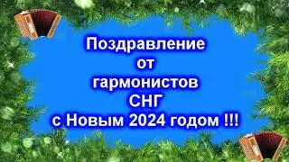 С Новым 2024-м  годом поздравляют гармонисты СНГ ! 🪗✌️