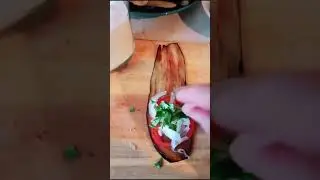 Нереально вкусная закуска из баклажанов.#shorts