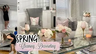 SPRING CLEANING || DECORATE WITH ME || LIVING ROOM UPDATES 2020