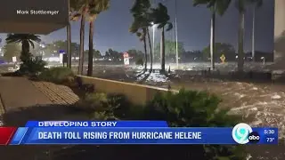 Death toll rising from hurricane Helene