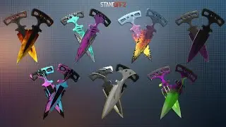 Standoff 2 - All Dual daggers Skins Showcase