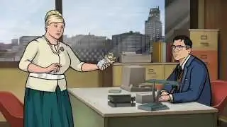 Archer - Pam & Sexual Harassment Dolphin (TELETOON at Night Ice Thickeners)