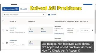 Solved All Indeed Employer Account Problems USA, UK, Canada, Dubai