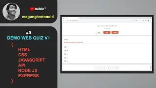 #0 DEMO | Aplikasi Web Quiz v1