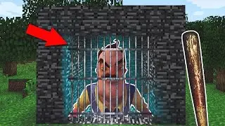 БАБКА ГРЕННИ ПОЙМАЛА И ПОСАДИЛА В ТЮРЬМУ ПРИВЕТ СОСЕД В МАЙНКРАФТ GRANNY НУБ MINECRAFT 100% ЛОВУШКА