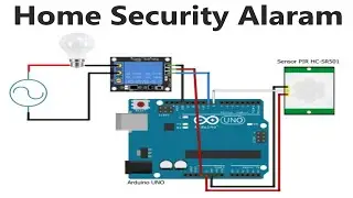 Home Security System using Arduino and PIR sensor | HC-SR501 and Arduino | Motion Alarm