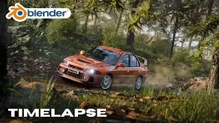 Creating a Realistic Car Rally Render in Blender 3D | Dibster