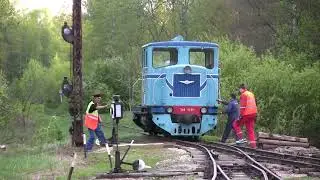 Тепловоз ТУ4-1781 в музее Лавассааре / Narrow gauge: TU4-1781 at Lavassaare museum