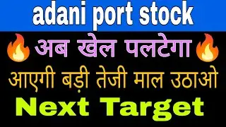 Adani port share latest news today || Adani port share 