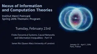 Finite Dynamical Systems, Causal Networks and Information Inequalities 1/3