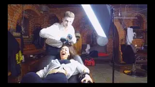 Девушка зашла в барбер шоп и... 18+