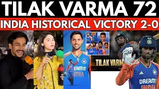 Tilak Varma 72(55)*🥵| Greatest Victory 2-0 | India vs England 2nd T20i | Pakistani Reaction