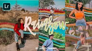 Rainbow Lightroom Preset + Palette Lines | How to Edit Lightroom Preset | Free DNG XMP Gratis